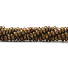 4mm Raw Copper Rondelle Beads 8 inch 89 beads - Beadsofcambay.com