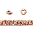 4mm Rose Gold Plated Copper Jumpring 8 inch 175 pcs - Beadsofcambay.com