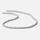 4mm Silver Center Drilled Button Freshwater Pearls 15.5 inch 142 Beads AA - Beadsofcambay.com