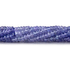 4mm Tanzanite Faceted Rondelle Beads 16 inch 190 pieces - Beadsofcambay.com