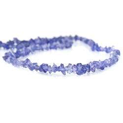 4mm Tanzanite Plain Nugget Chip Beads 14 inch 200 pieces - Beadsofcambay.com