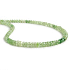 4mm Tsavorite Garnet Beads Faceted Rondelle 17.5 inch 171 pieces - Beadsofcambay.com