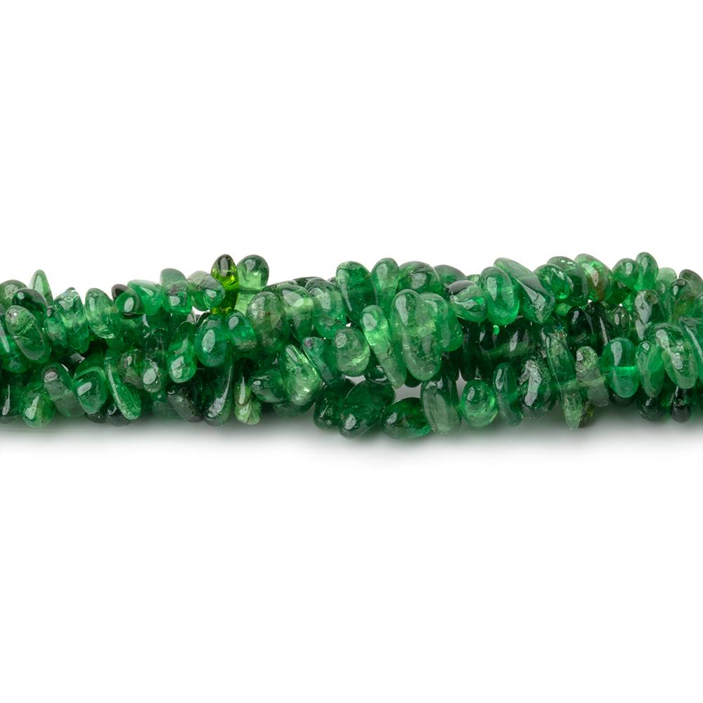 4x2-6x3mm Tsavorite Garnet Polished Chip Beads 18 inch 266 pieces - Beadsofcambay.com