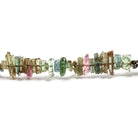 4x2-9x1.5mm Multi Color Tourmaline Natural Crystal 7.5 inch 100 pieces - Beadsofcambay.com