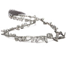 4x3-12x6mm Black Tourmalinated Quartz Top Drill Modified Rectangle 14 inch 76 pcs - Beadsofcambay.com