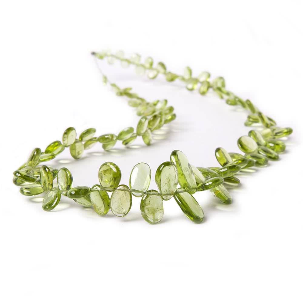 4x3-13.5x7mm Peridot Plain Freeshape Beads 16 inch 110 pieces - Beadsofcambay.com