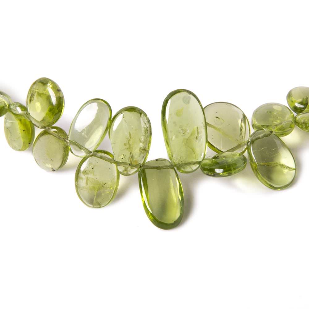 4x3-13.5x7mm Peridot Plain Freeshape Beads 16 inch 110 pieces - Beadsofcambay.com