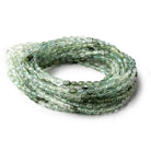 4x3-5x3.5mm Green Tourmaline Plain Oval Beads 16 inch 89 pieces AA - Beadsofcambay.com