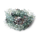 4x3-5x3.5mm Multi Color Sapphire Faceted Pear Beads 16 inch 230 pieces - Beadsofcambay.com