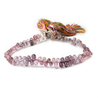 4x3-5x3mm Multi Color Spinel faceted tear drop Beads 8 inch 99 pieces AA - Beadsofcambay.com