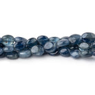 4x3-5x4mm Blue Sapphire Plain Oval Beads 16 inch 75 pieces - Beadsofcambay.com