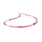 4x3-6x4mm Pink Tourmaline Plain Oval Beads 16 inch 70 pieces AA - Beadsofcambay.com