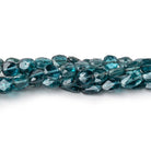 4x3-6x5mm Teal Moss Kyanite Faceted Oval Nugget Beads 16 inch 66 pieces - Beadsofcambay.com
