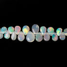 4x3-7x5mm Ethiopian Opal Plain Pears 8 inch 75 beads - Beadsofcambay.com