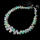 4x3-7x5mm Ethiopian Opal Plain Pears 8 inch 75 beads - Beadsofcambay.com