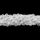 4x3-7x5mm Rainbow Moonstone Petite Faceted Tear Drop 15 inch 57 Beads - Beadsofcambay.com
