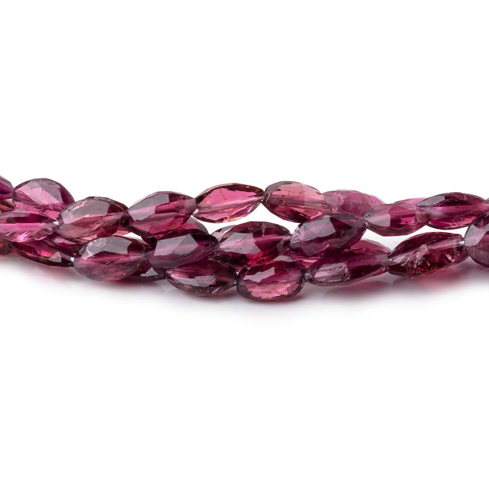 4x3-7x5mm Rubelite Tourmaline Faceted Marquise Beads 16.5 inch 58 pieces AA