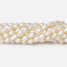 4x3mm Cream White Petite Baroque Freshwater Pearl 14.5 inch 78 pieces AA - Beadsofcambay.com