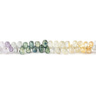 4x3mm Multi Color Ceylon Sapphire Faceted Tear Drop Beads 8.25 inch 120 pieces - Beadsofcambay.com