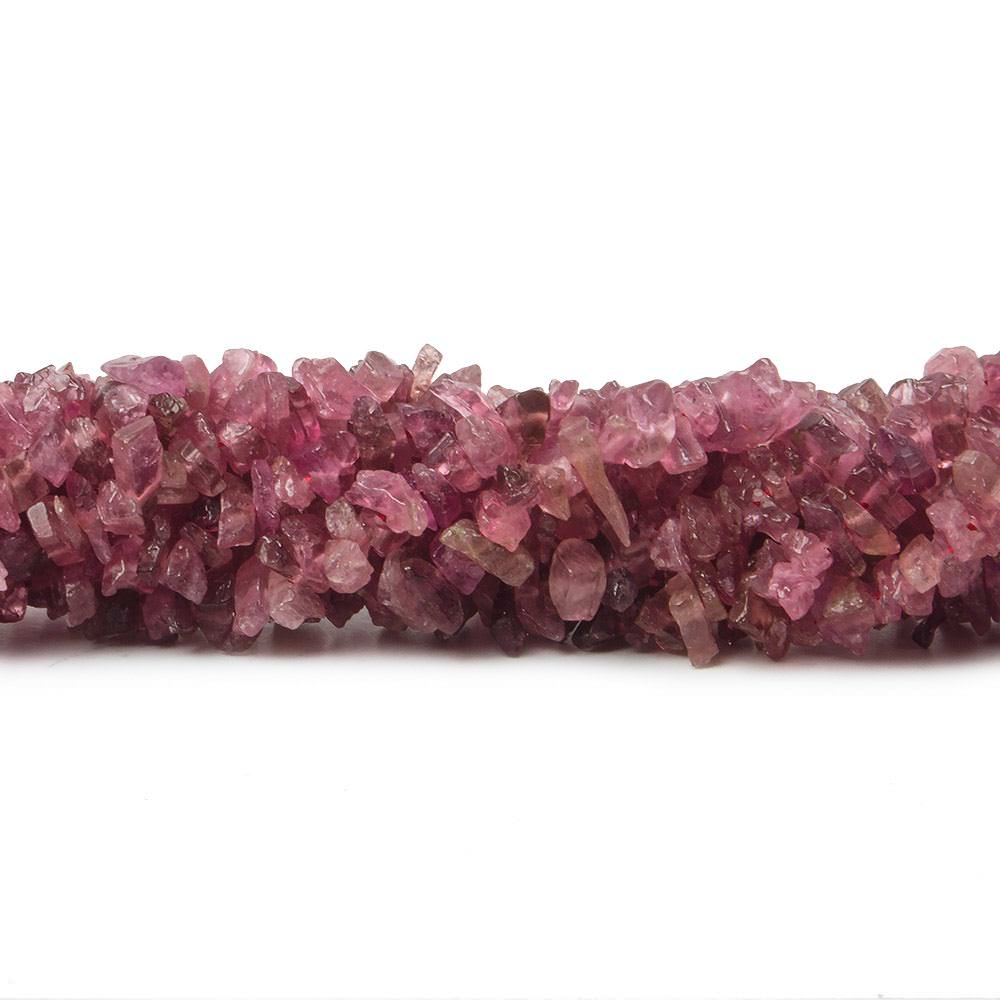 4x3mm Pink Tourmaline Beads Plain Nugget Chips 100 pcs - Beadsofcambay.com