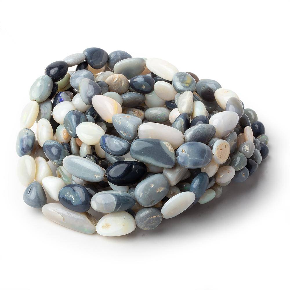 4x4-10x6mm Australian Opal plain nugget beads 18 inch 73 pieces - Beadsofcambay.com