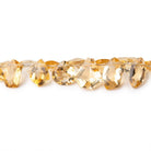 4x4-11x6mm Citrine Faceted Mixed Shaped Beads 3.5 inch 26 pieces AAA - Beadsofcambay.com