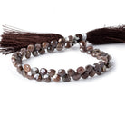 4x4-5x5mm Metallic Brown & Grey Moonstone petite faceted hearts 55 beads AA - Beadsofcambay.com