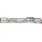 4x4-9x5mm Multi Color Tourmaline Natural Tube Beads 16 inch 55 pieces AA - Beadsofcambay.com