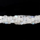 4x4mm Rainbow Moonstone Plain Cube Beads 14 inch 106 pcs - Beadsofcambay.com