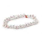 4x7mm Sterling Silver Plated Copper Flower Cut Petal Bead Cap 8 inch 60 Beads - Beadsofcambay.com