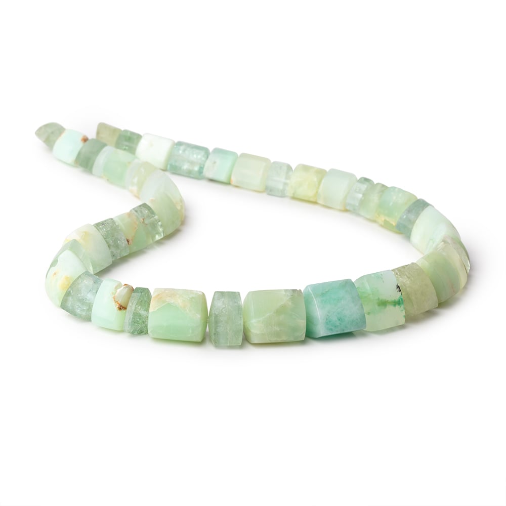 4x9-15x13mm Beryl & Chrysoprase Trillion Beads 16.5 inch 42 pieces AAA - Beadsofcambay.com