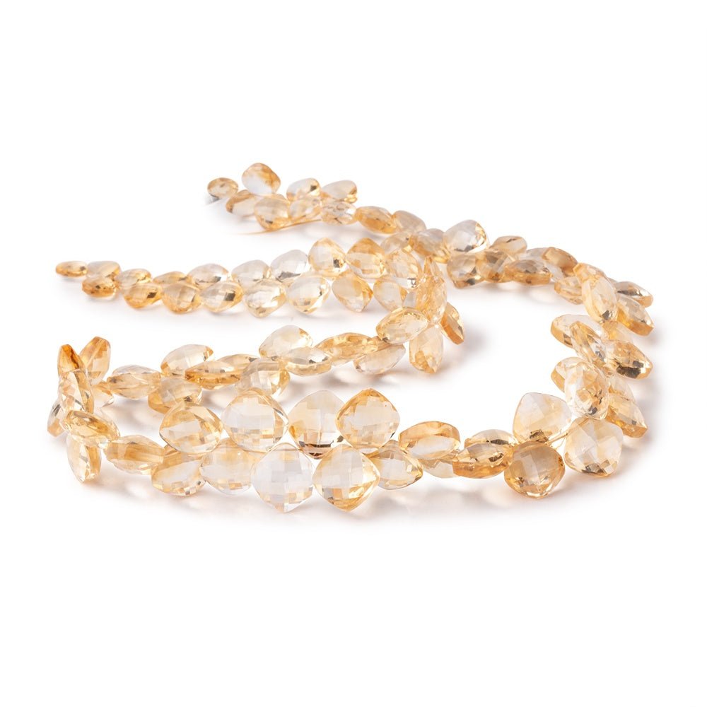 5-10mm Citrine Faceted Pillow Beads 16 inch 98 pieces - Beadsofcambay.com