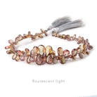 5-10mm Color Change Garnet Faceted Pear Beads 9 inch 97 pieces AAA Grade - Beadsofcambay.com