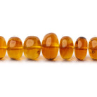 5-10mm Madeira Citrine Plain Rondelle Beads 18 inch 115 pieces AAA - Beadsofcambay.com
