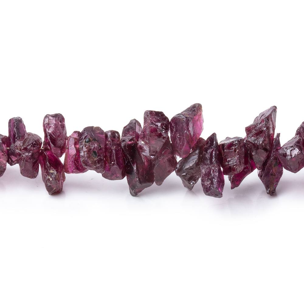 5-10mm Rhodolite Garnet Beads Natural Crystal 15 inch 137 pieces - Beadsofcambay.com