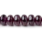 5-10mm Rhodolite Garnet Plain Rondelle Beads 18 inch 100 pieces AA - Beadsofcambay.com