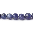 5-10mm Tanzanite faceted round Beads 16 inch 68 pieces - Beadsofcambay.com
