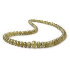 5-11mm Grossular Garnet Plain Rondelle Beads 16 inch 85 pieces - Beadsofcambay.com