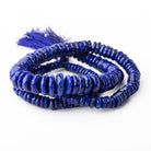 5-11mm Lapis Lazuli Faceted heshi beads 19 inch 158 pieces - Beadsofcambay.com