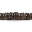 5-11mm Platinum Grey Moonstone faceted Heshi 16 inch 145 beads AA - Beadsofcambay.com