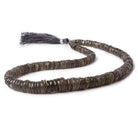 5-11mm Platinum Grey Moonstone faceted Heshi 16 inch 145 beads AA - Beadsofcambay.com