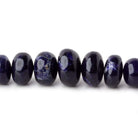 5-11mm Sodalite plain rondelle beads 19.5 inch 114 pieces A - Beadsofcambay.com