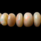 5-13.5mm Ethiopian Opal plain rondelle beads 20 inch 102 pieces AA - Beadsofcambay.com