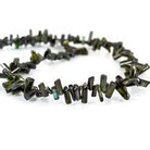 5-13mm Green Tourmaline Natural Crystal Top Drilled 180 pcs - Beadsofcambay.com