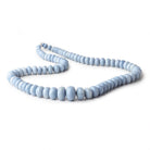 5-13mm Owyhee Denim Blue Opal Plain Rondelle Beads 18 inch 88 pieces - Beadsofcambay.com