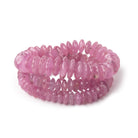 5-15mm Ruby German Faceted Rondelles 16 inch 118 Beads - Beadsofcambay.com