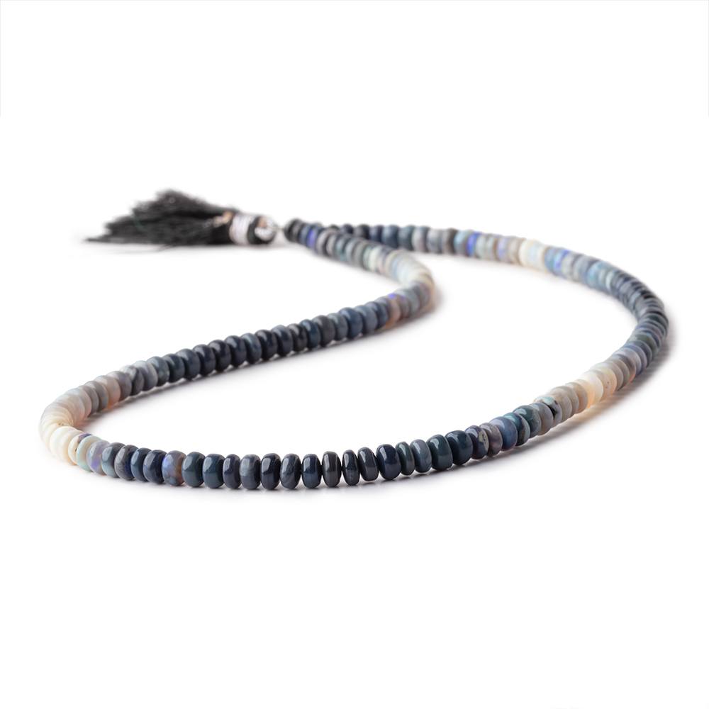 5-5.5mm Australian Opal Plain Rondelle Beads 16 inch 145 pieces AA - Beadsofcambay.com