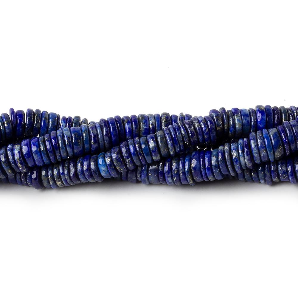 5-5.5mm Lapis Lazuli plain heshi beads 15 inch 285 pieces - Beadsofcambay.com