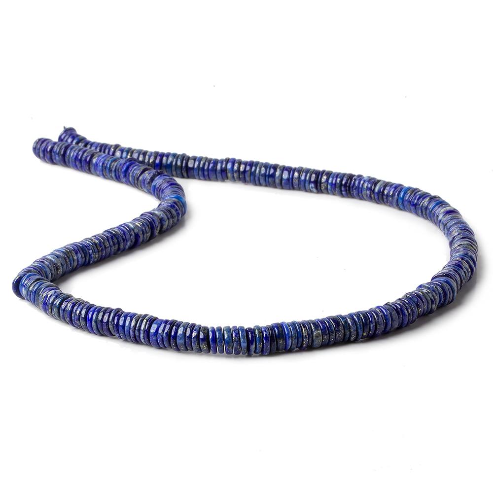 5-5.5mm Lapis Lazuli plain heshi beads 15 inch 285 pieces - Beadsofcambay.com