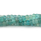 5-5.5mm Matte Apatite Faceted Rondelle Beads 13 inch 90 pieces - Beadsofcambay.com